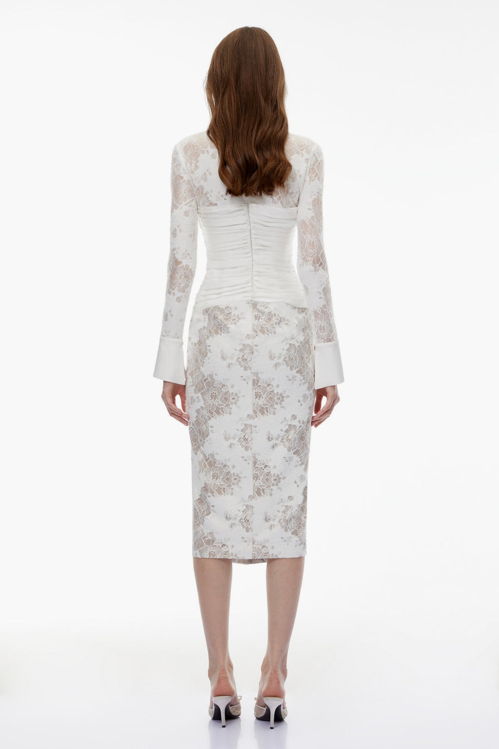 lace embroidered dress