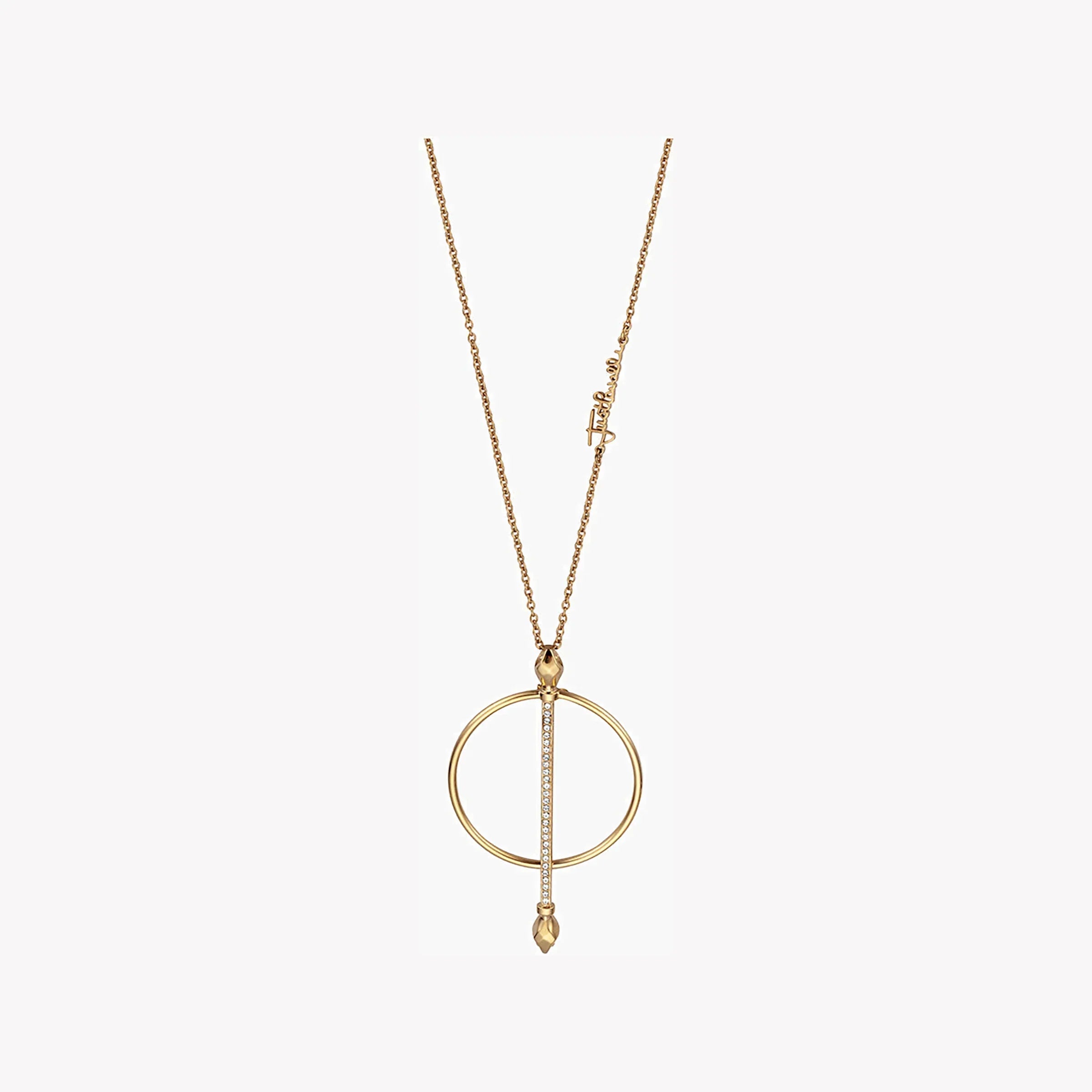 Just Cavalli Women's Gold Brass Necklace, Gold | Jcnl00410200