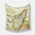 Printed mesh scarf