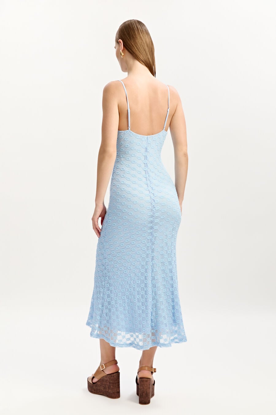 Jacquard Strapless Dress