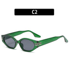 Fashion Vintage Cat Eye Sunglasses Women Men Luxury Brand Designer Popular Travel Small Frame Sun Glasses Sexy Ladies UV400