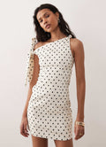 Polka Dot Off-the-Shoulder Dress