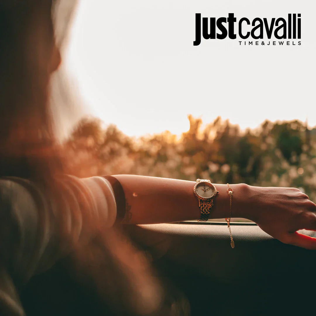 Just Cavalli Women's Gold Watch, Champagne Dial | Jc1l125m0065
