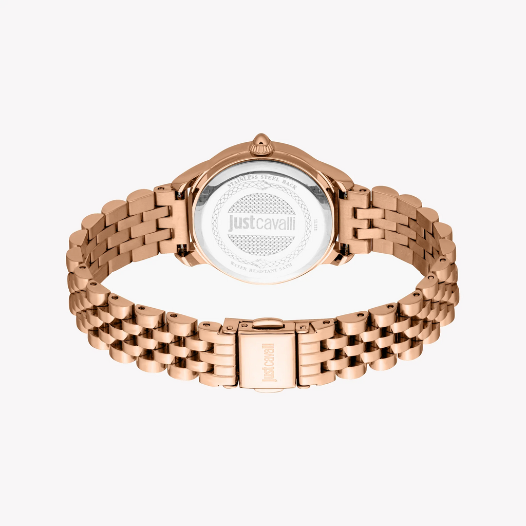 Just Cavalli Women's Rose Gold Watch, Green Dial | Jc1l333m0045