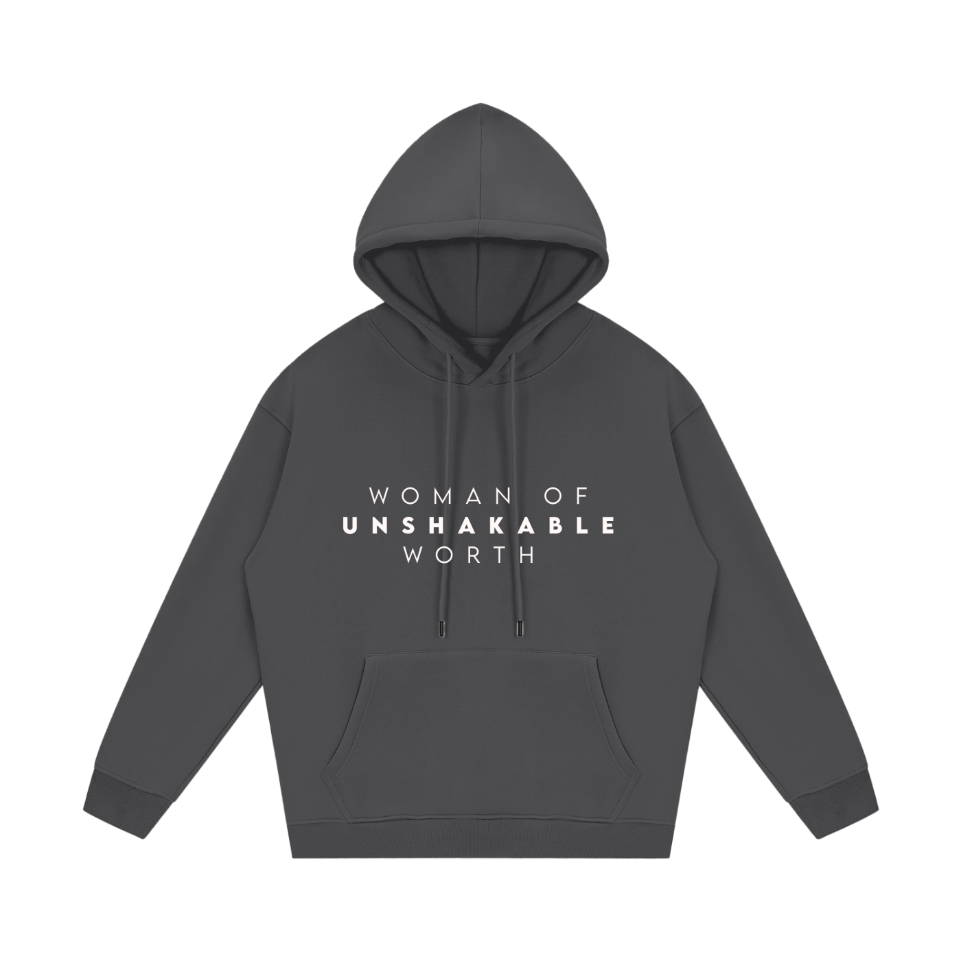 woman of unshakable worth Fleece Hoodie-10