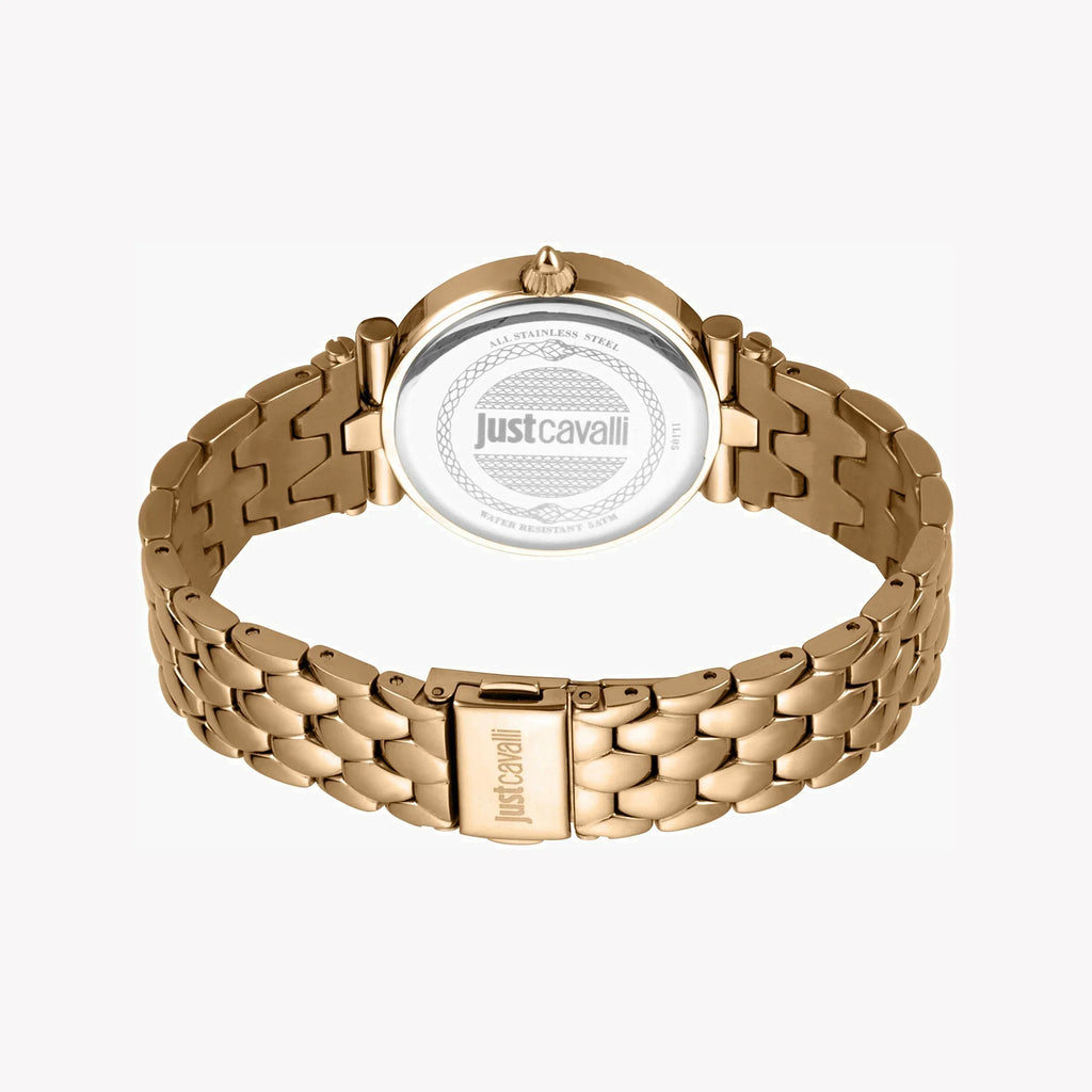 Just Cavalli Women's Rose Gold Watch, Elegant Design | Jc1l105m0095