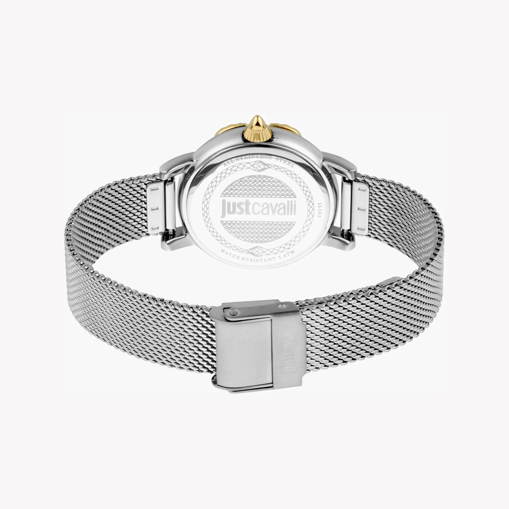 Just Cavalli Women's Silver Watch, Silver Dial | Jc1l151m0555