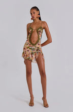 Printed Floral Mini Dress