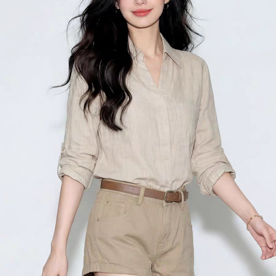 Casual Shirt Early Spring  Relaxed Fit Loose and Comfortable Top