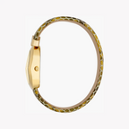 Just Cavalli Gold Leather Watch, Champagne Dial | Jc1l321l0035