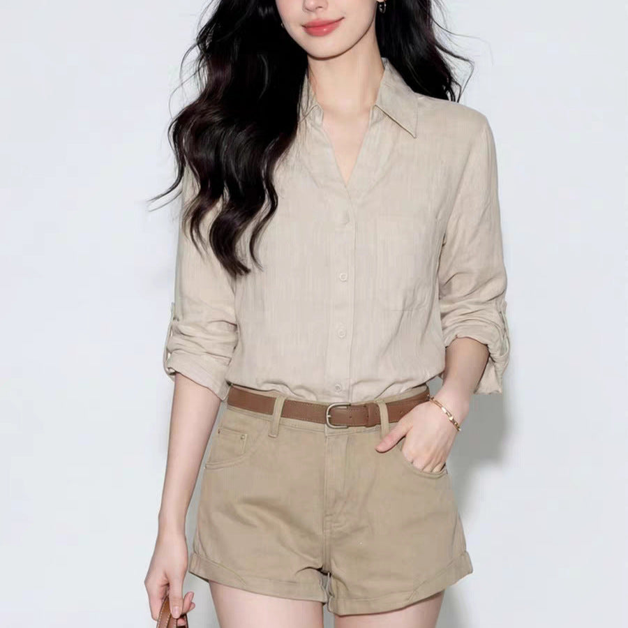 Casual Shirt Early Spring  Relaxed Fit Loose and Comfortable Top