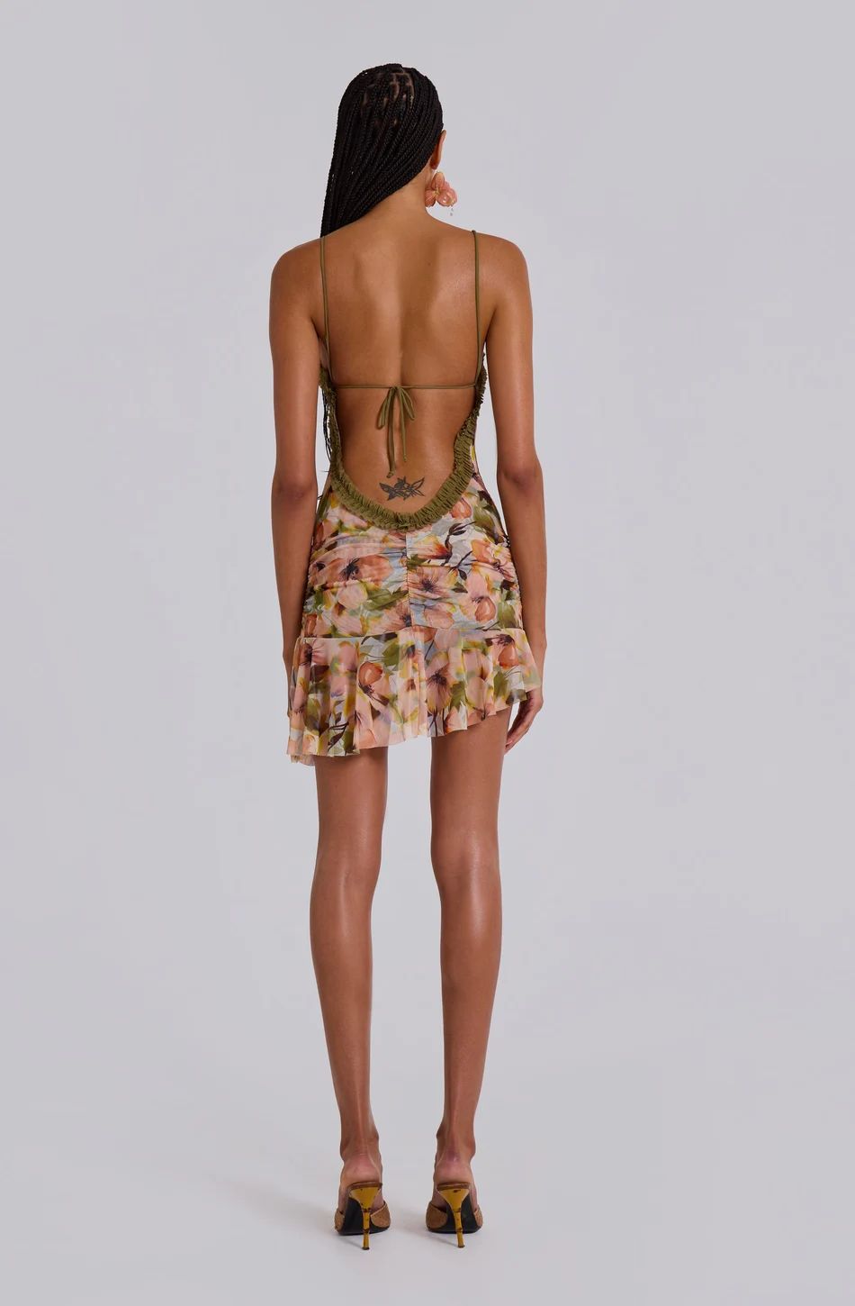 Printed Floral Mini Dress