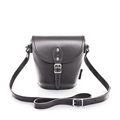 Handmade Leather Barrel Bag - Graphite-0