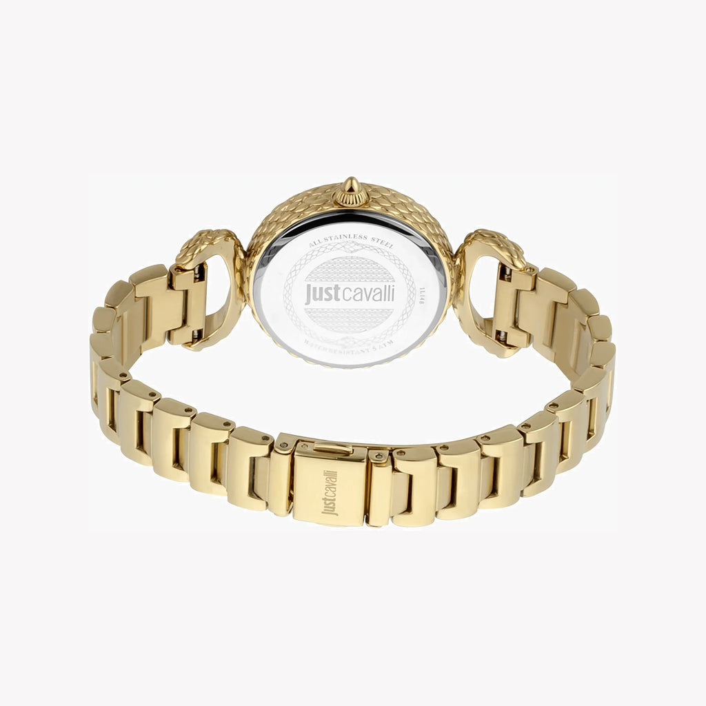 Just Cavalli Women's Gold Watch, Champagne Dial | Jc1l148m0065