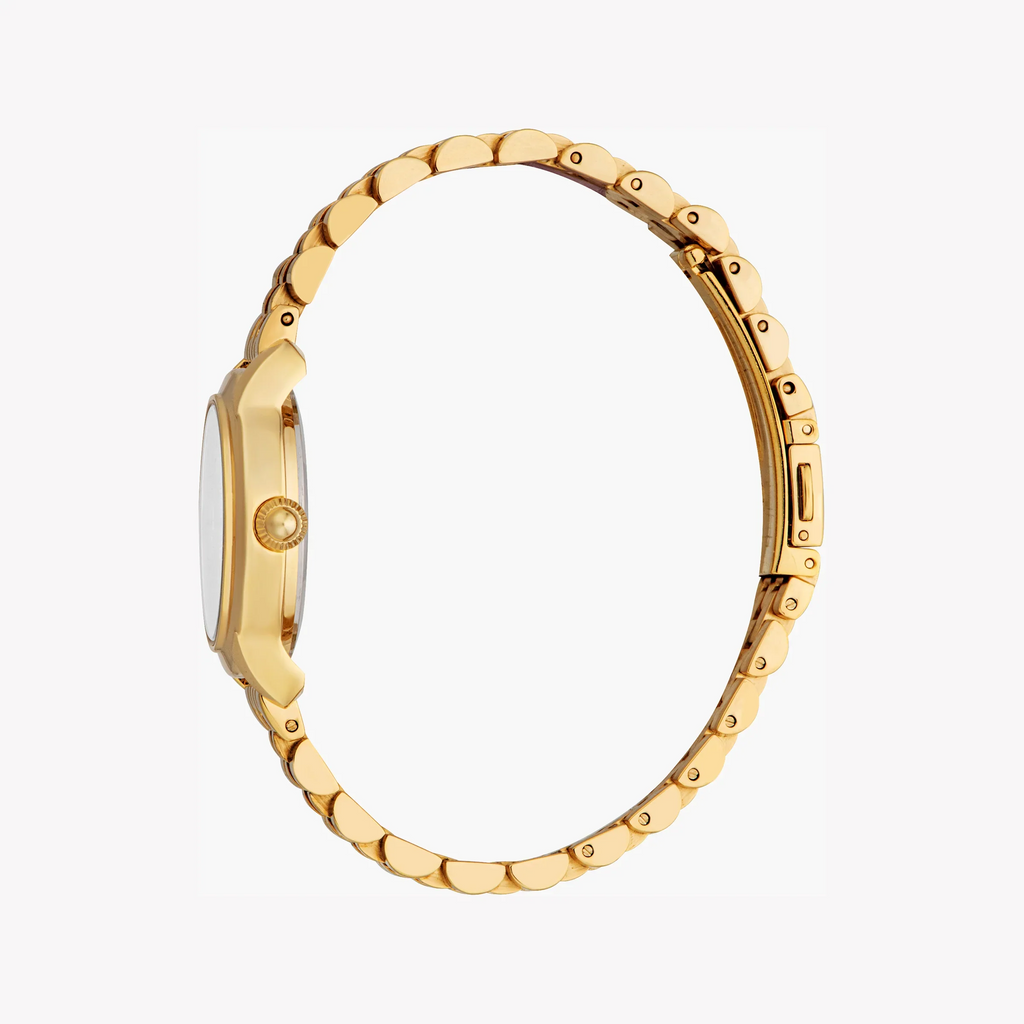 Just Cavalli Women's Gold Watch, Silver Dial | Jc1l333m0025