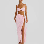 Tie-Up Long Dress