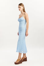 Jacquard Strapless Dress