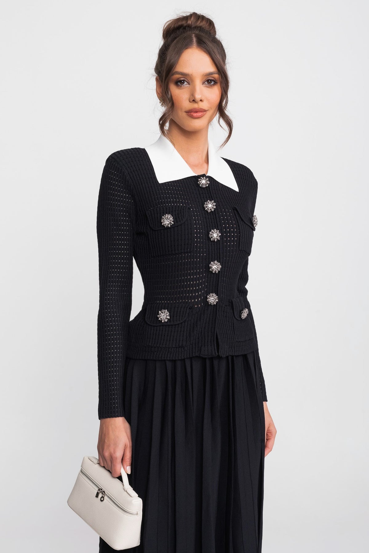 Crystal Tweed Dress