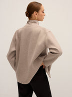 Double-Breasted Wool Coat