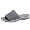 New Knitted Thick Sole 36-43 Large Flat Bottom Slippers for Women