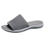 New Knitted Thick Sole 36-43 Large Flat Bottom Slippers for Women