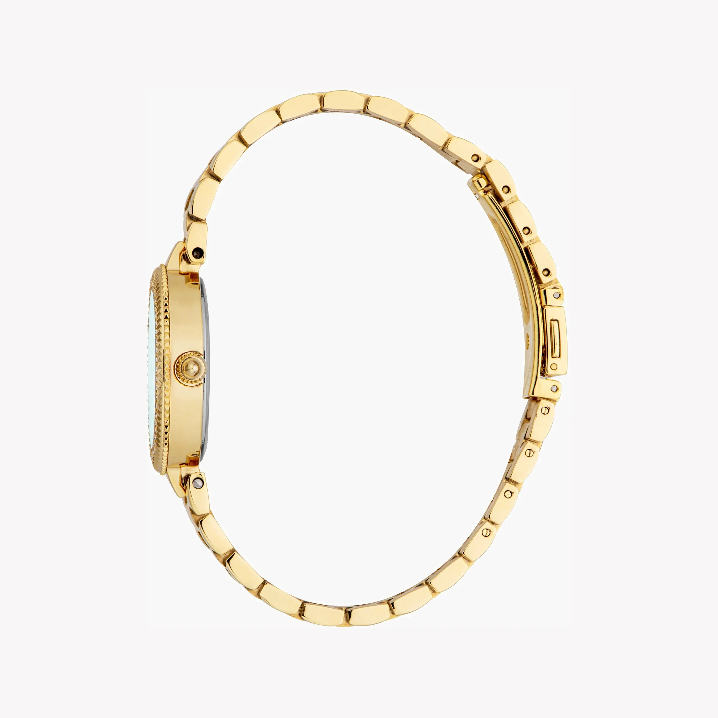 Just Cavalli Women's Gold Watch, Turquoise Dial | Jc1l308m0055