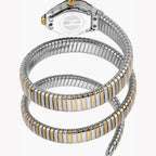 Just Cavalli Silver & Gold Watch, Silver Dial | Jc1l073m0045