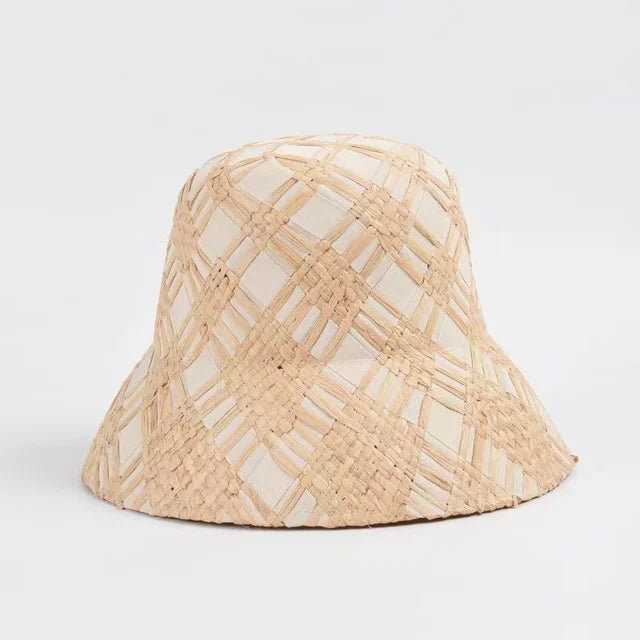 Raffia Straw Bucket Hat