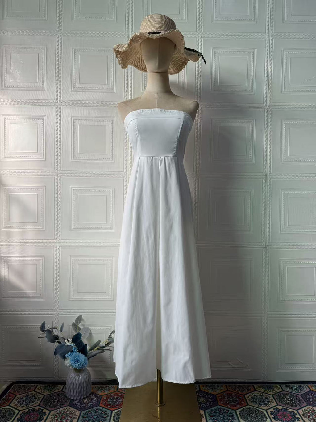 Elegant Minimalist Luxury Sleeveless Long Dress for Women Autumn Fashion Dress