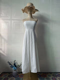 Elegant Minimalist Luxury Sleeveless Long Dress for Women Autumn Fashion Dress