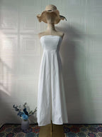 Elegant Minimalist Luxury Sleeveless Long Dress for Women Autumn Fashion Dress