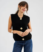 Cardigan Knit Vest