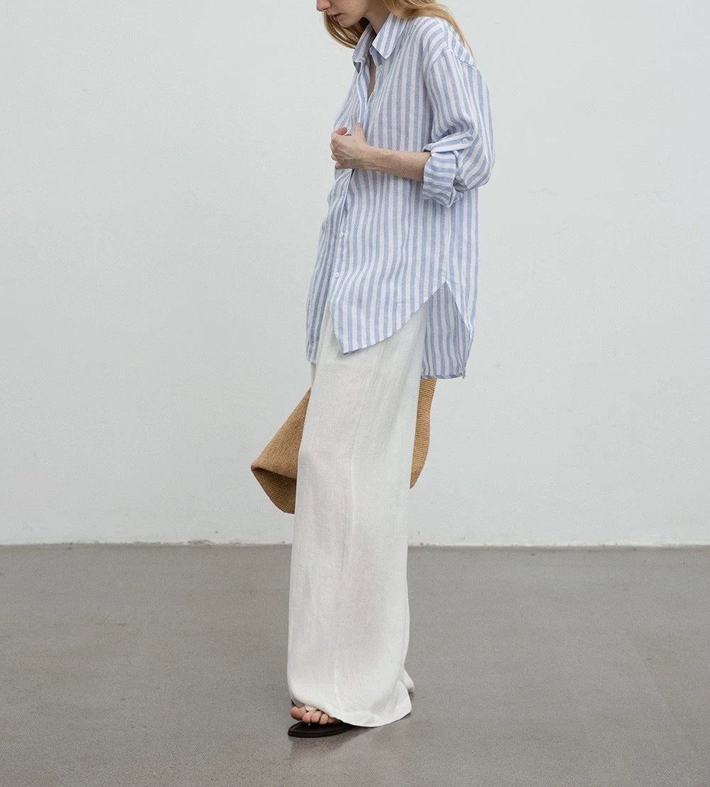 Linen Stripe Shirt
