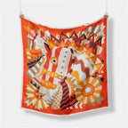 Hand-painted Junma scarf