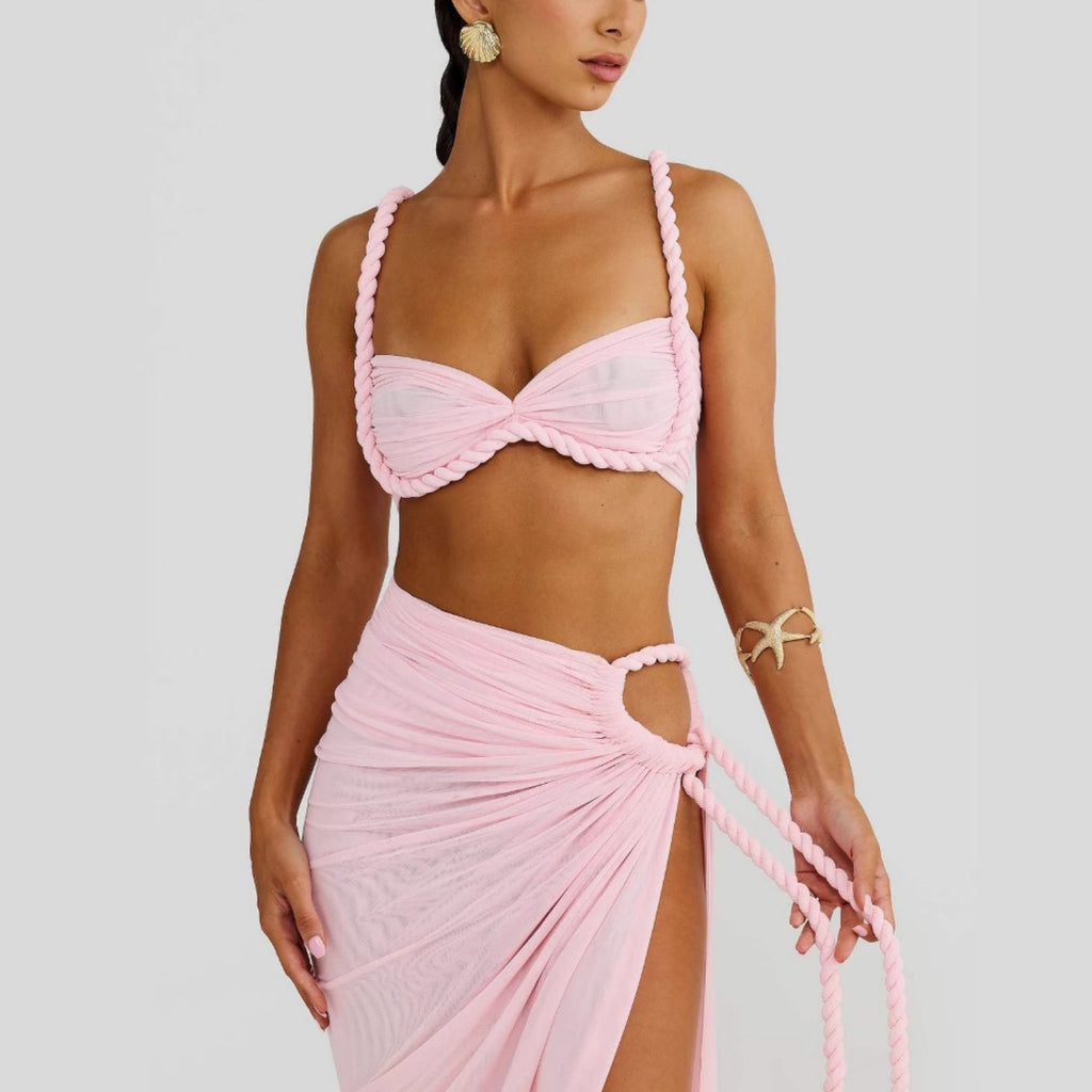 Tie-Up Long Dress
