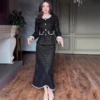Fashionable  Chic Suit Set for Women Elegant Design Autumn/Winter Seasonal Wear