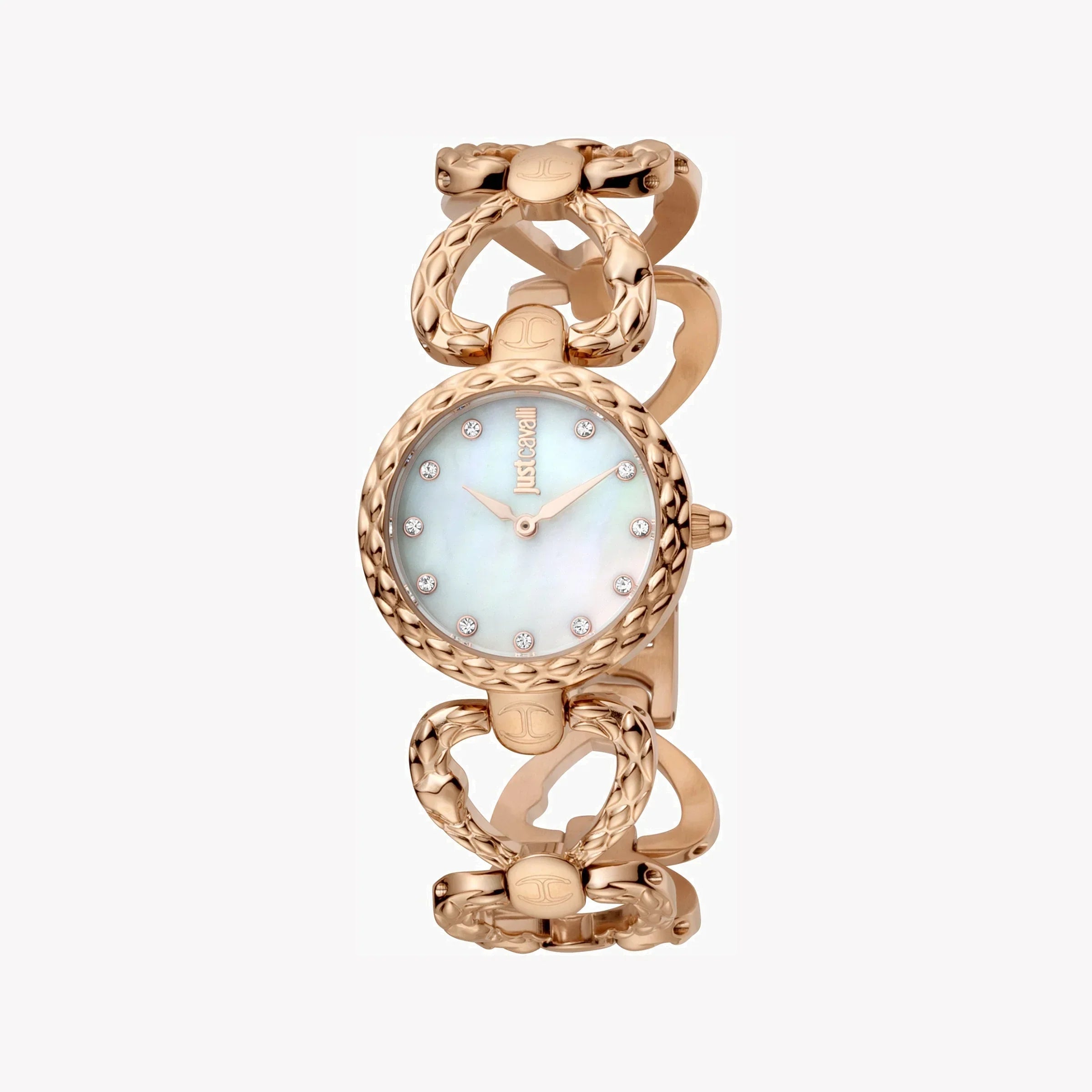 Just Cavalli Women's Rose Gold Watch, White Dial | Jc1l132m0035