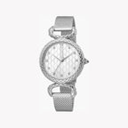Just Cavalli Silver Watch, Elegant Design | Jc1l148m0215