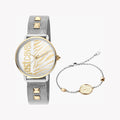 Just Cavalli Women's Silver Watch, Champagne Dial | Jc1l077m0095