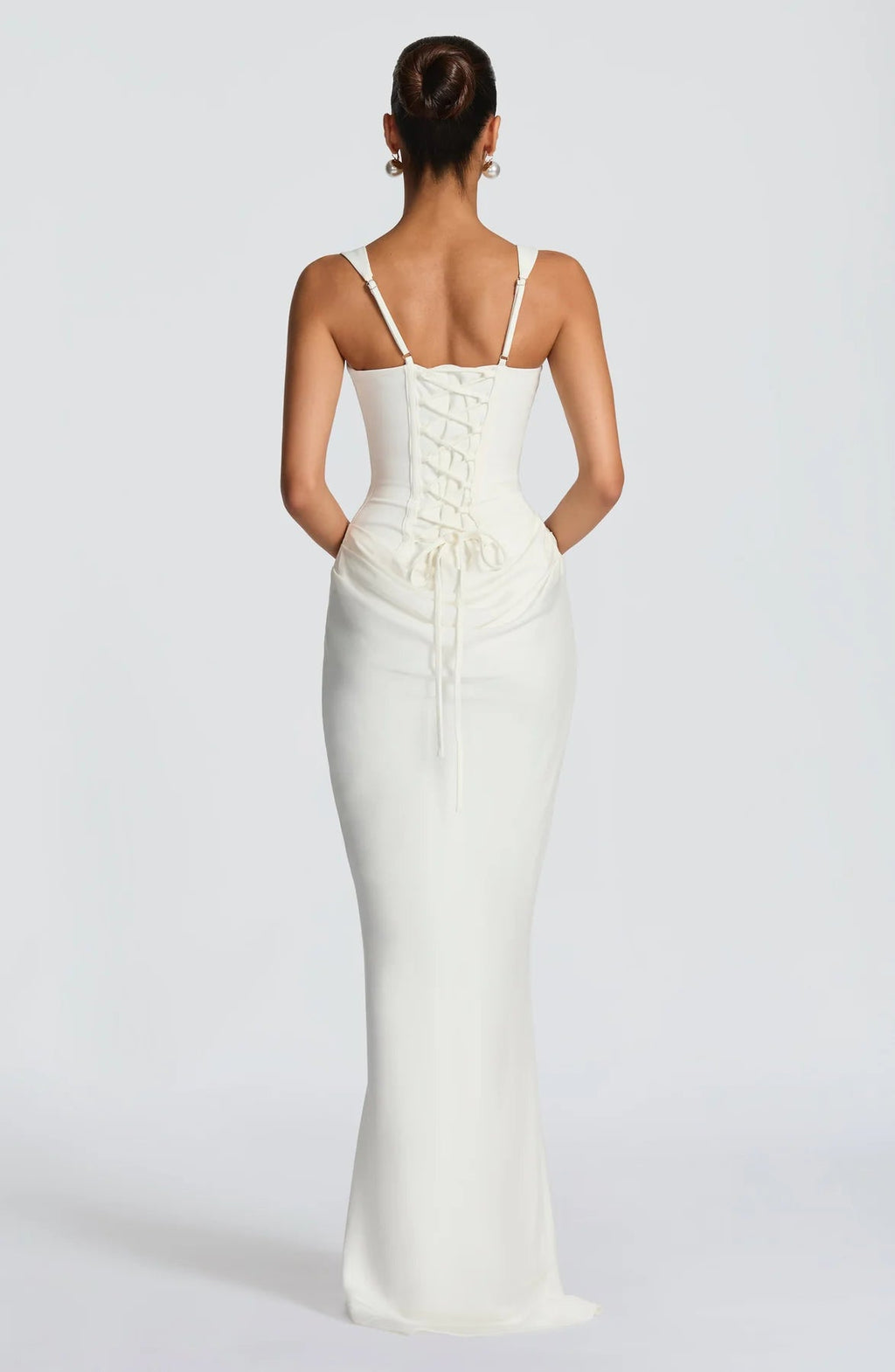 Drape Satin Dress