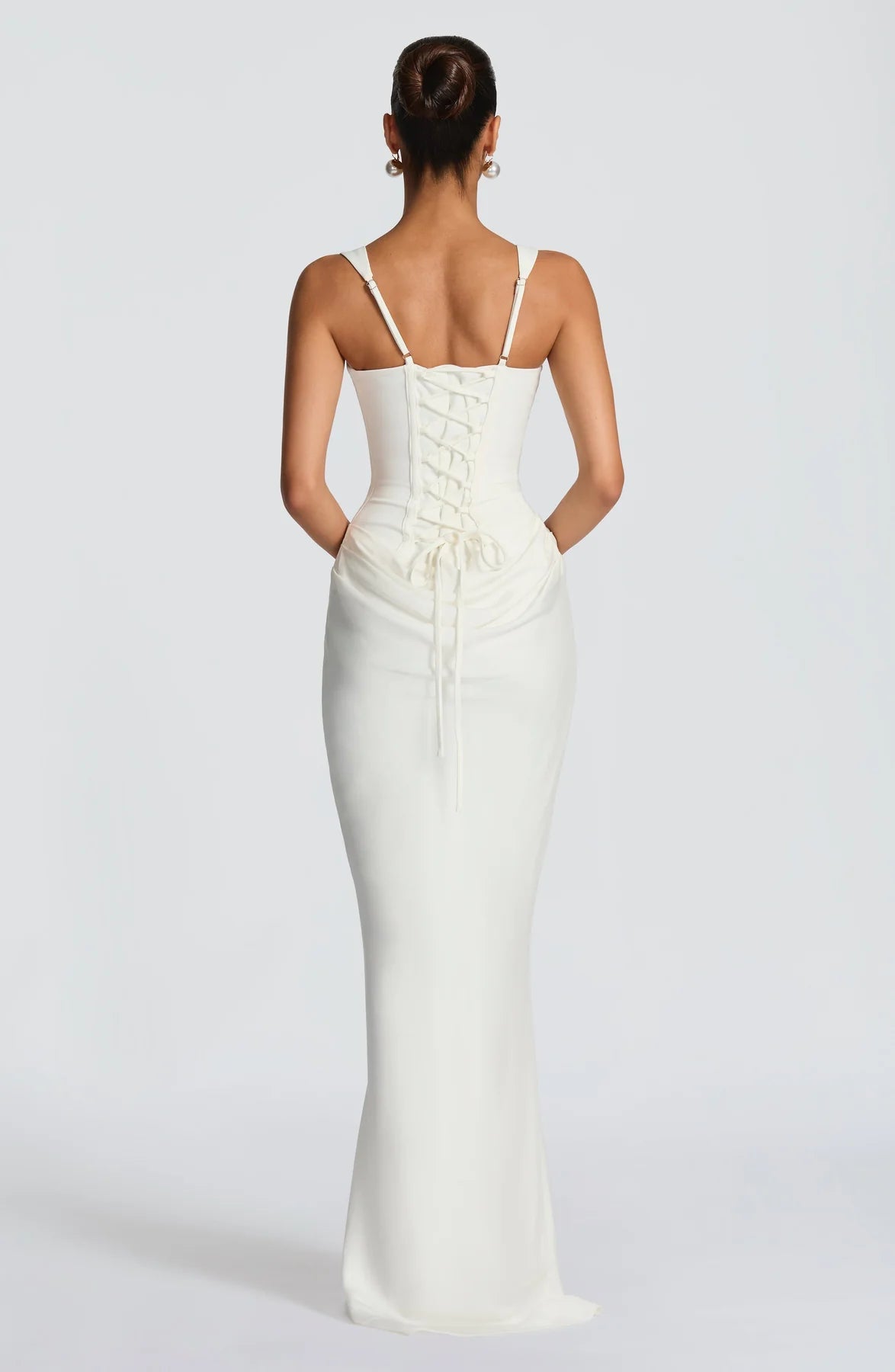 Drape Satin Dress