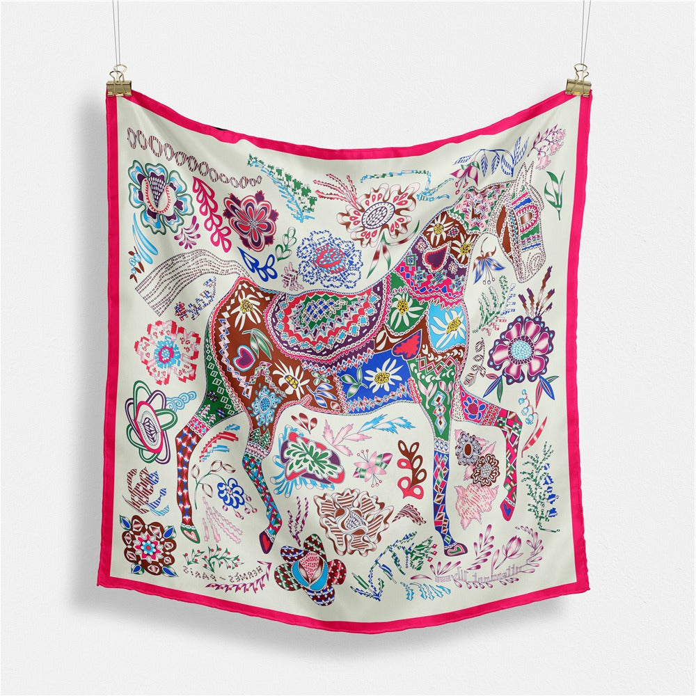 Floral Horse Scarf
