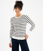 Striped Knitted Cardigan