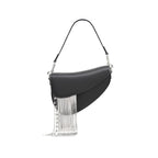 New Cowhide Women's Bag Autumn And Winter Unique Design Tassel Bag Personality Fashion Messenger Bag