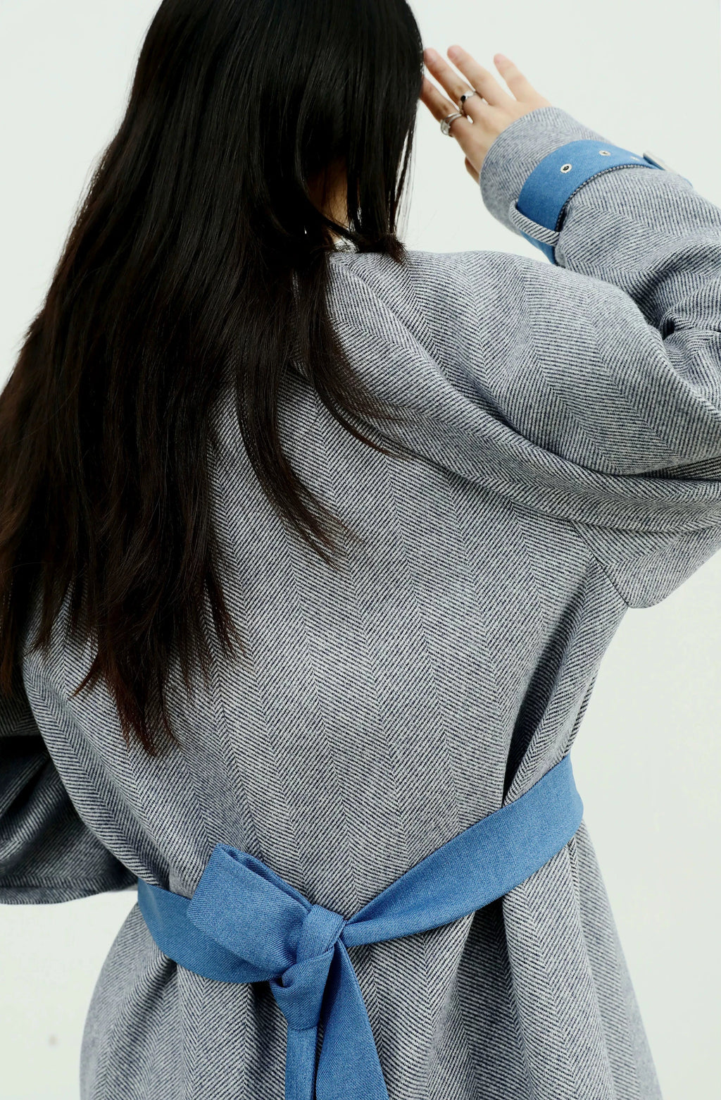 Patchwork Woolen Coat