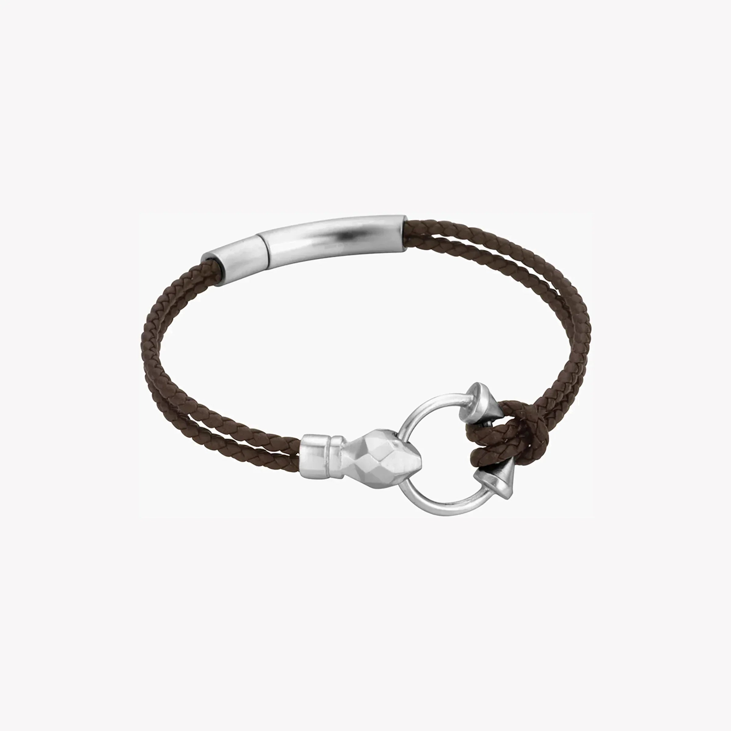 Just Cavalli Men's Bracelets, Silver Stainless Steel | Jcbr50100200