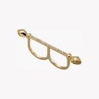 Just Cavalli Gold Brass Ring