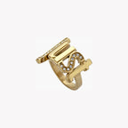 Just Cavalli Gold Stainless Steel Ring