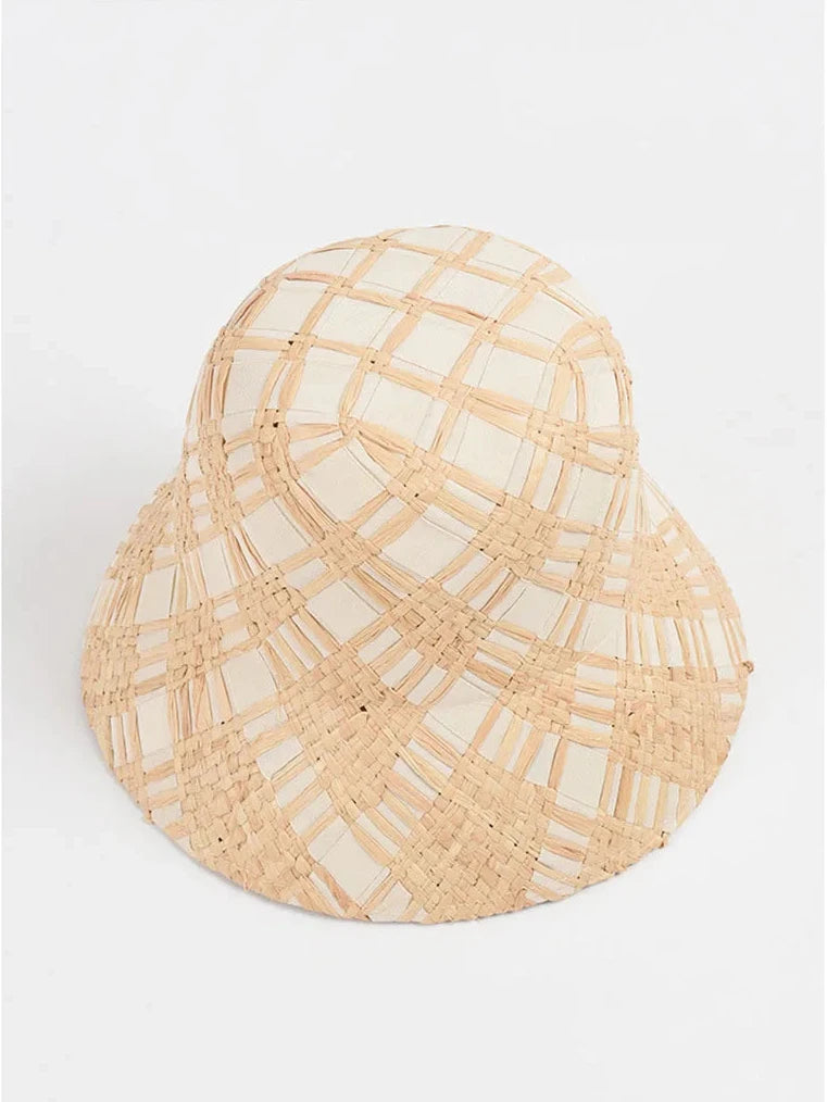 Raffia Straw Bucket Hat