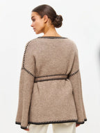 Cashmere-like Cardigan